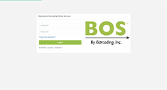 Desktop Screenshot of bos.barcoding.com