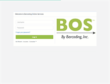Tablet Screenshot of bos.barcoding.com